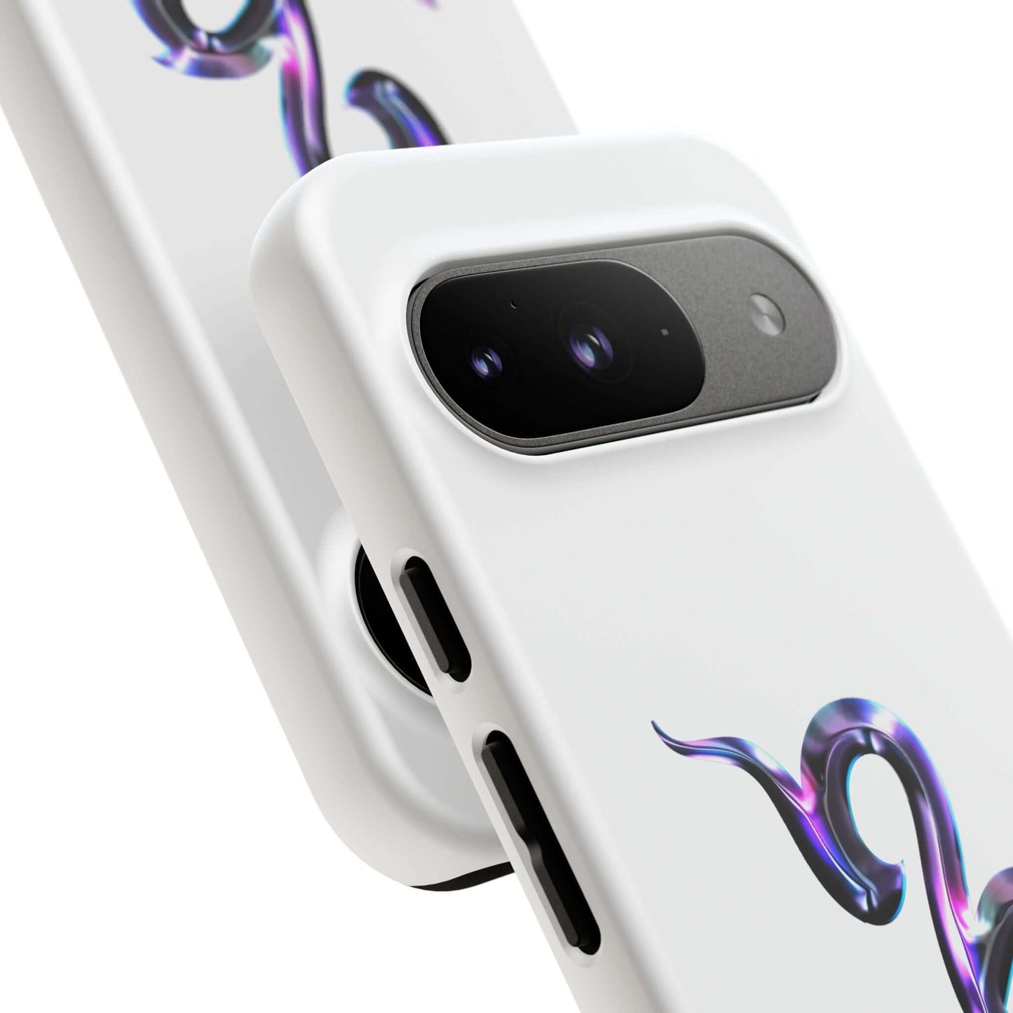 Durable personalized Zodiac phone case featuring a vibrant snake design, perfect for astrology enthusiasts.