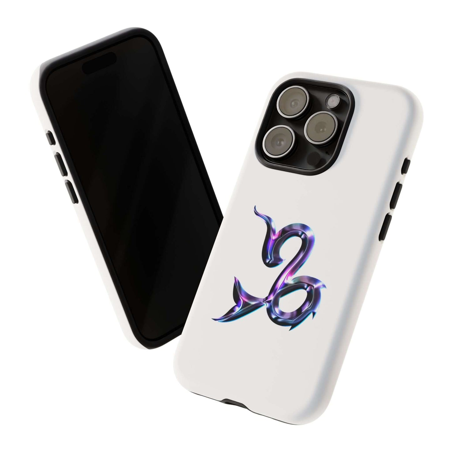 Stylish personalized Zodiac phone case with vibrant Capricorn design, showcasing cosmic flair and device protection.