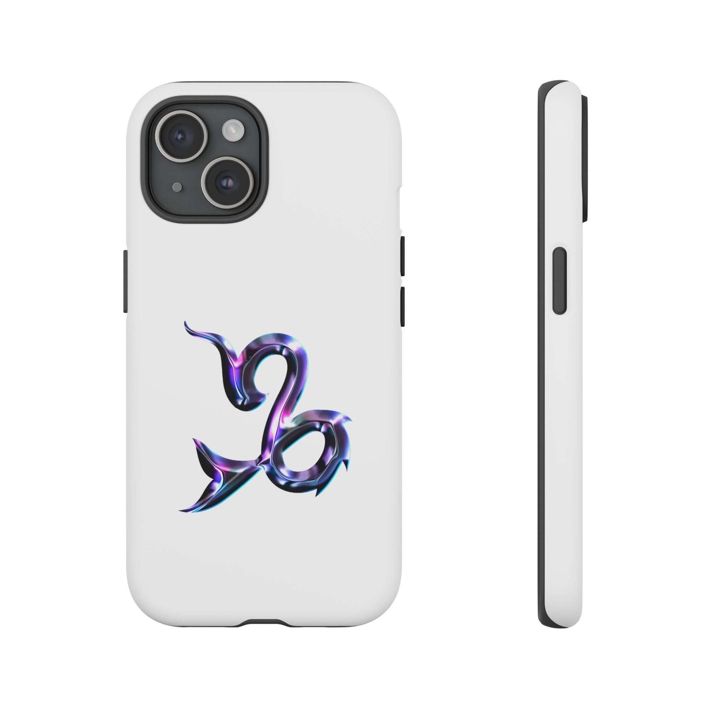 Personalized Capricorn zodiac phone case with vibrant multi-color design for astrology lovers.