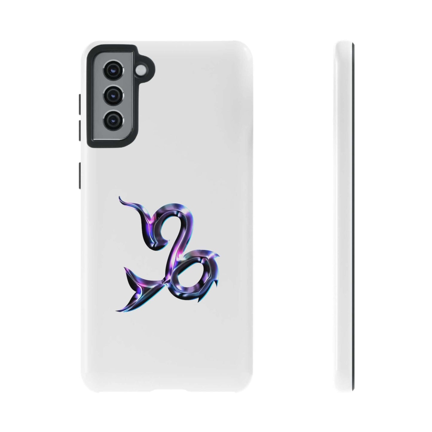 Personalized zodiac phone case featuring a vibrant Capricorn design, ideal for astrology lovers.