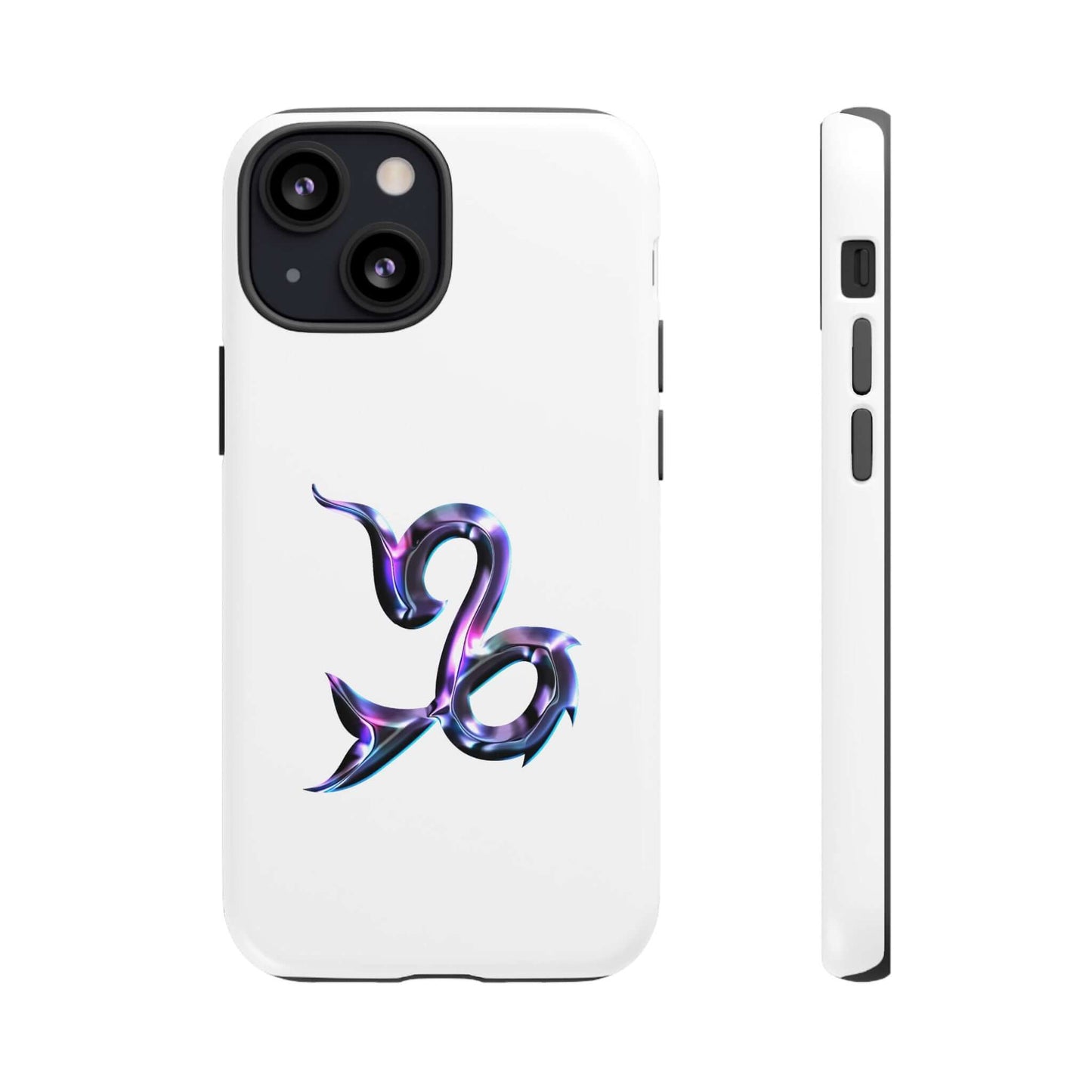 Personalized Zodiac phone case with vibrant Capricorn design, perfect gift for astrology lovers.