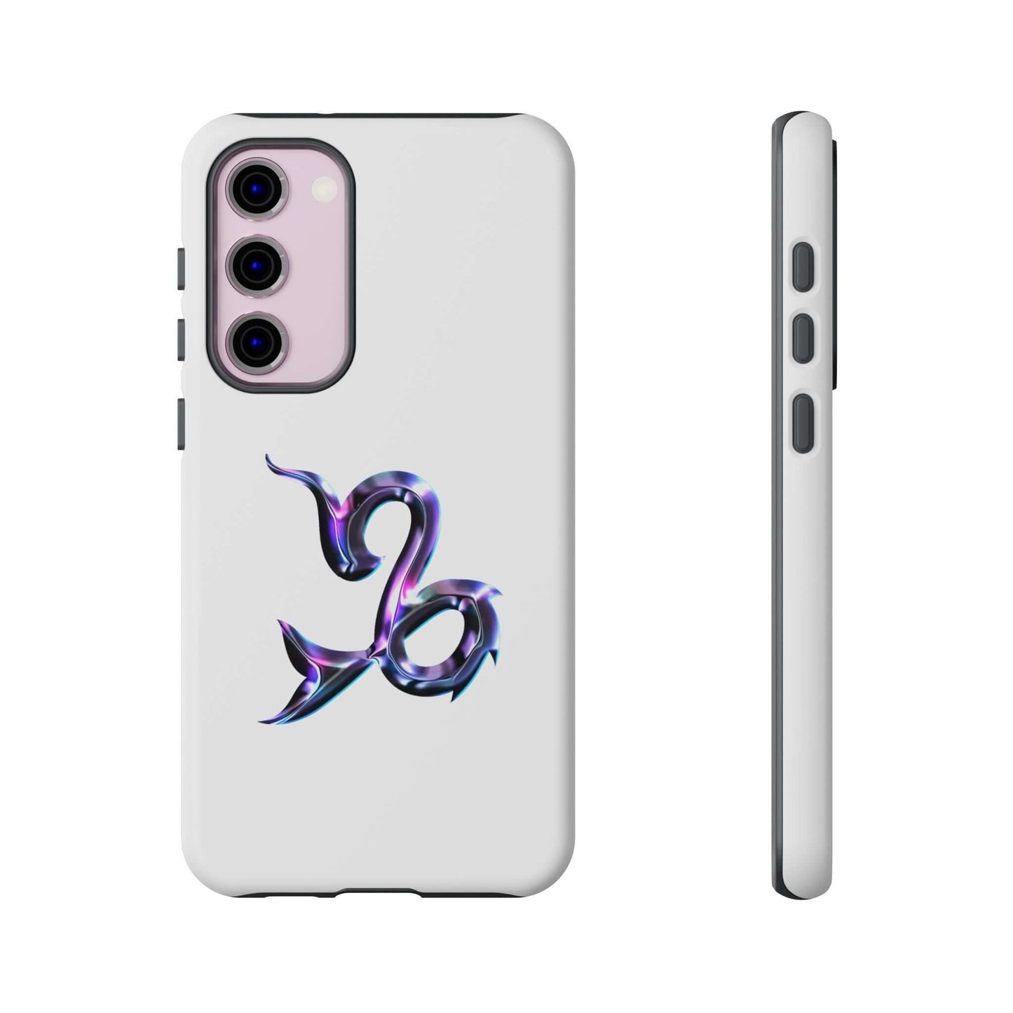 Personalized Capricorn zodiac phone case with vibrant multi-color design for astrology lovers.