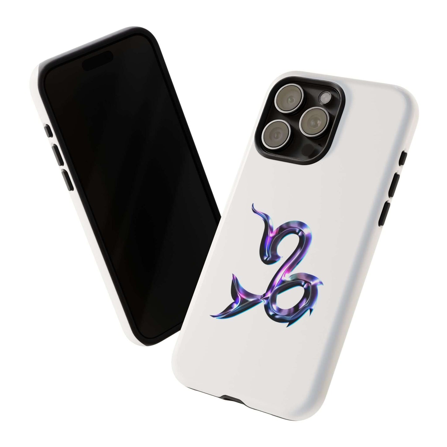 Personalized Zodiac phone case with colorful Capricorn design, showcasing style and protection for your device.