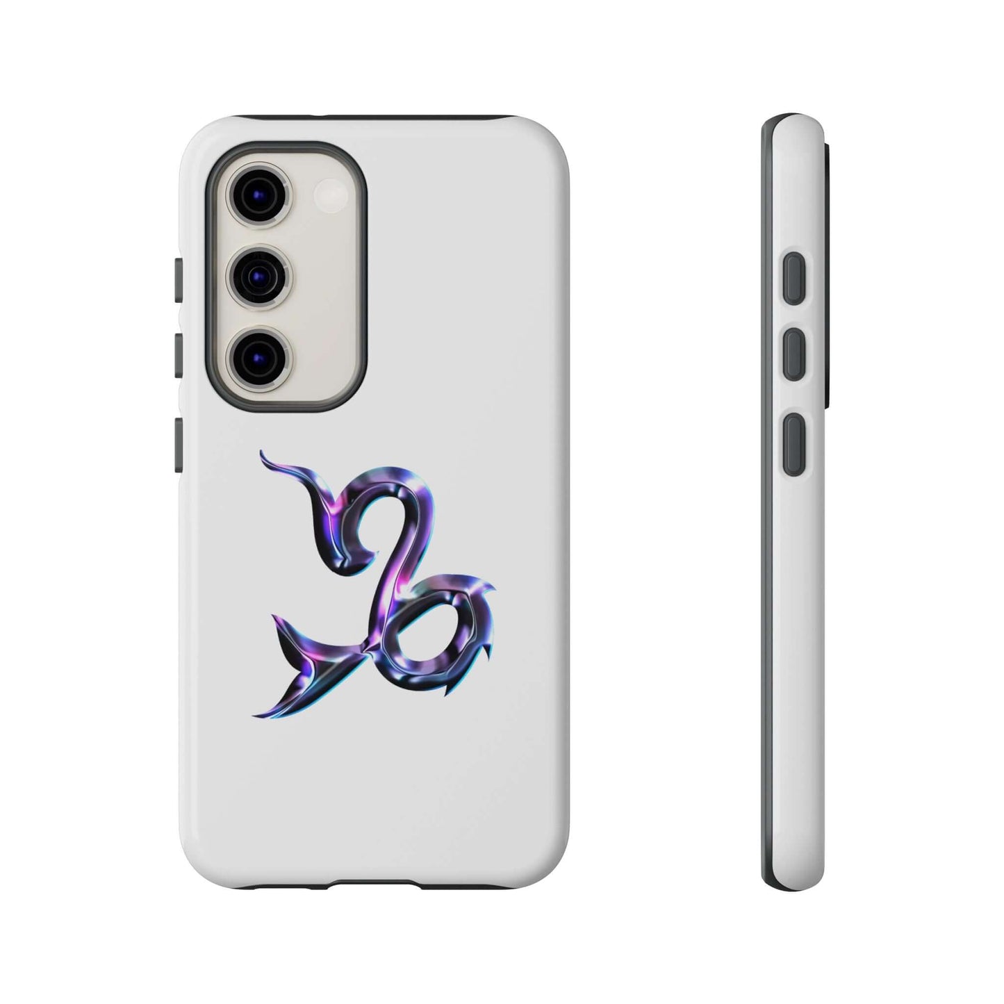 Stylish Capricorn Zodiac phone case showcasing a vibrant design, perfect for astrology lovers and personal flair.