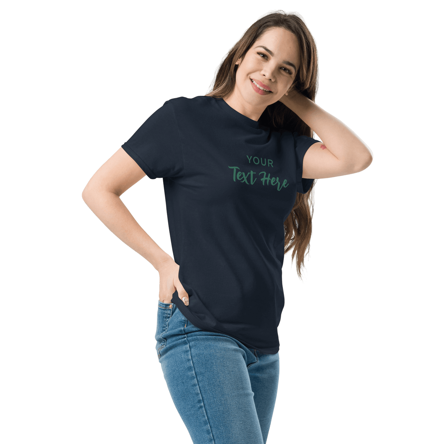 Freestyle Unisex T-Shirt β Upload Photos, Add Text & Emojis Your Way, customizable with text and designs.