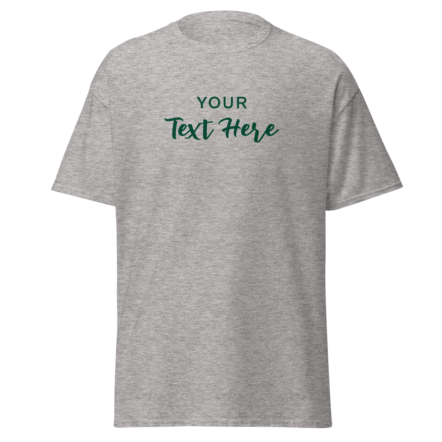 Freestyle Unisex T-Shirt β Upload Photos, Add Text & Emojis Your Way with customizable text option.