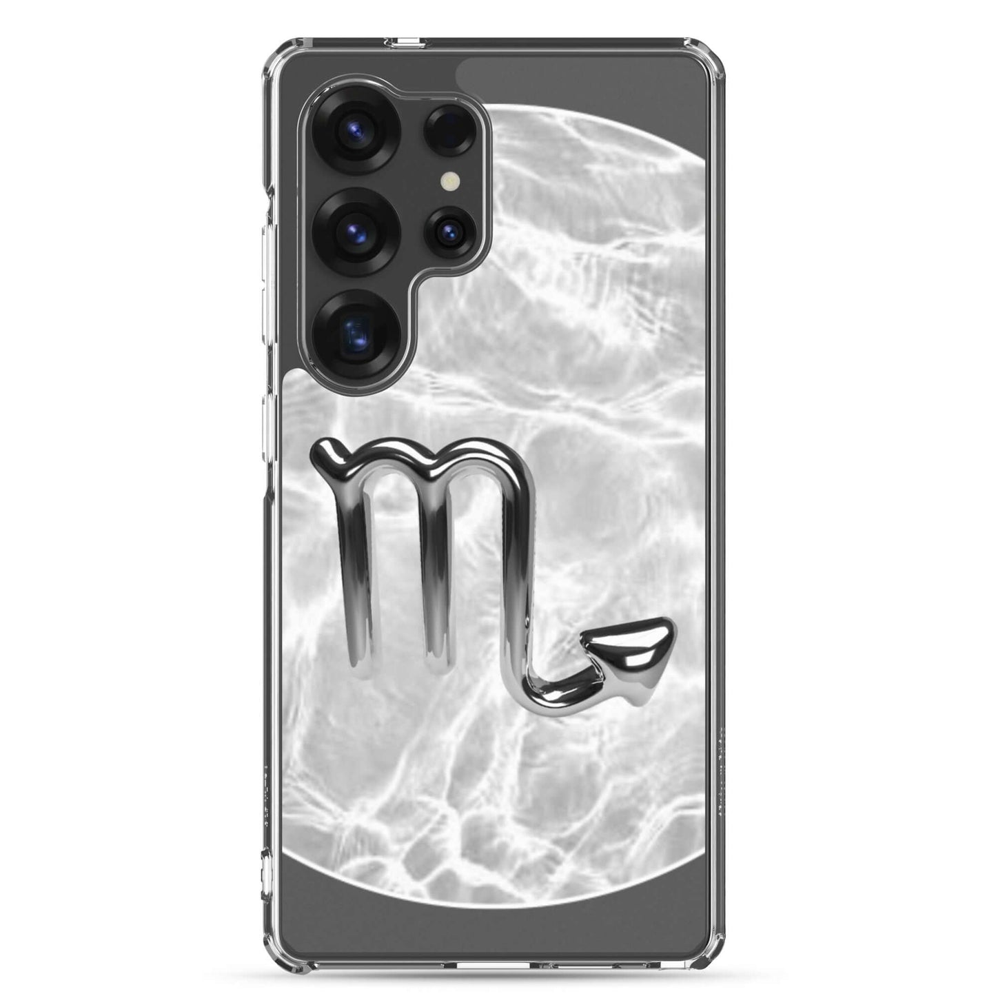 Zodiac Scorpio Samsung Phone Case with Ripple Marble finish, showcasing emotional depth and sleek protection.