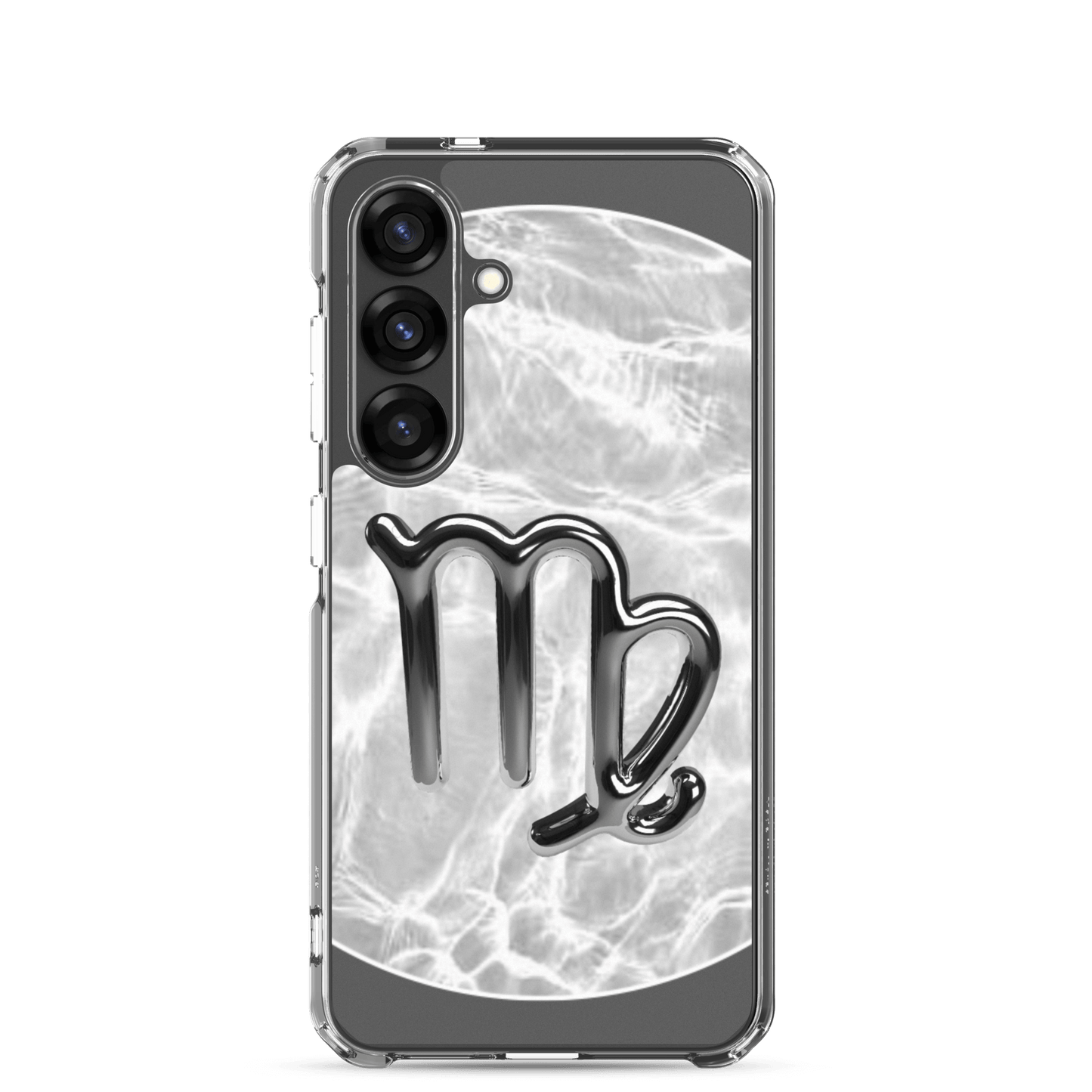 Zodiac Virgo Samsung Phone Case with Ripple Marble design, blending elegance and protection for your device.