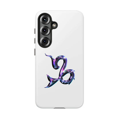 Personalized Zodiac phone case featuring a vibrant Capricorn design, ideal for astrology lovers.