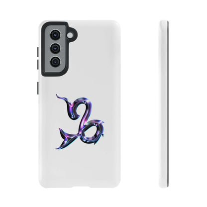 Personalized zodiac phone case featuring a colorful Capricorn design, perfect for astrology lovers and unique gifts.