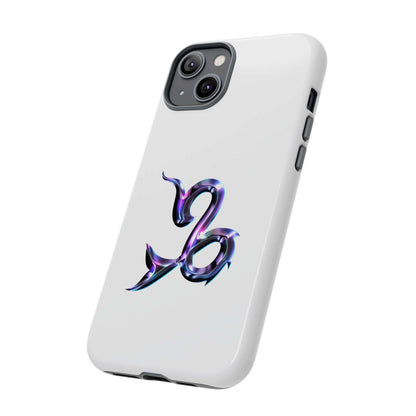 Personalized Zodiac phone case featuring vibrant Capricorn design on a white background for astrology lovers.
