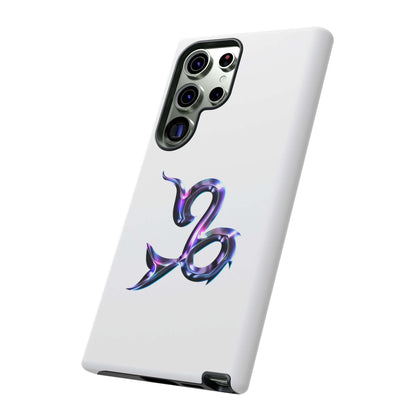 Personalized Zodiac phone case with vibrant Capricorn design, perfect for astrology lovers and unique accessories.