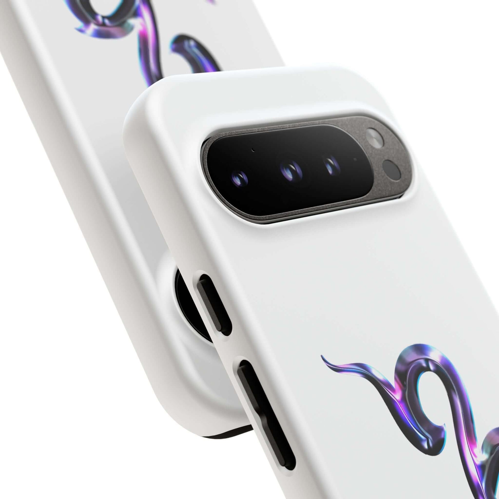 Stylish personalized zodiac phone case featuring a vibrant multi-color design for added flair.