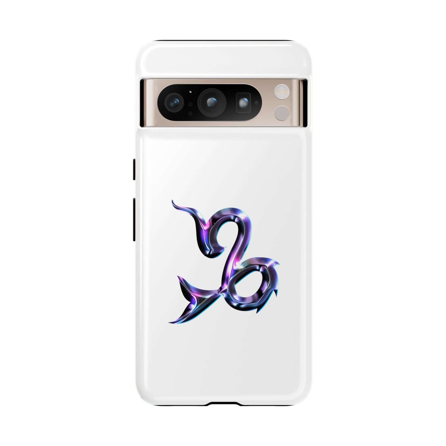 Stylish personalized Zodiac phone case featuring a vibrant multi-color Capricorn design.