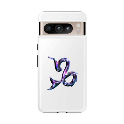 Stylish personalized Zodiac phone case featuring a vibrant multi-color Capricorn design.