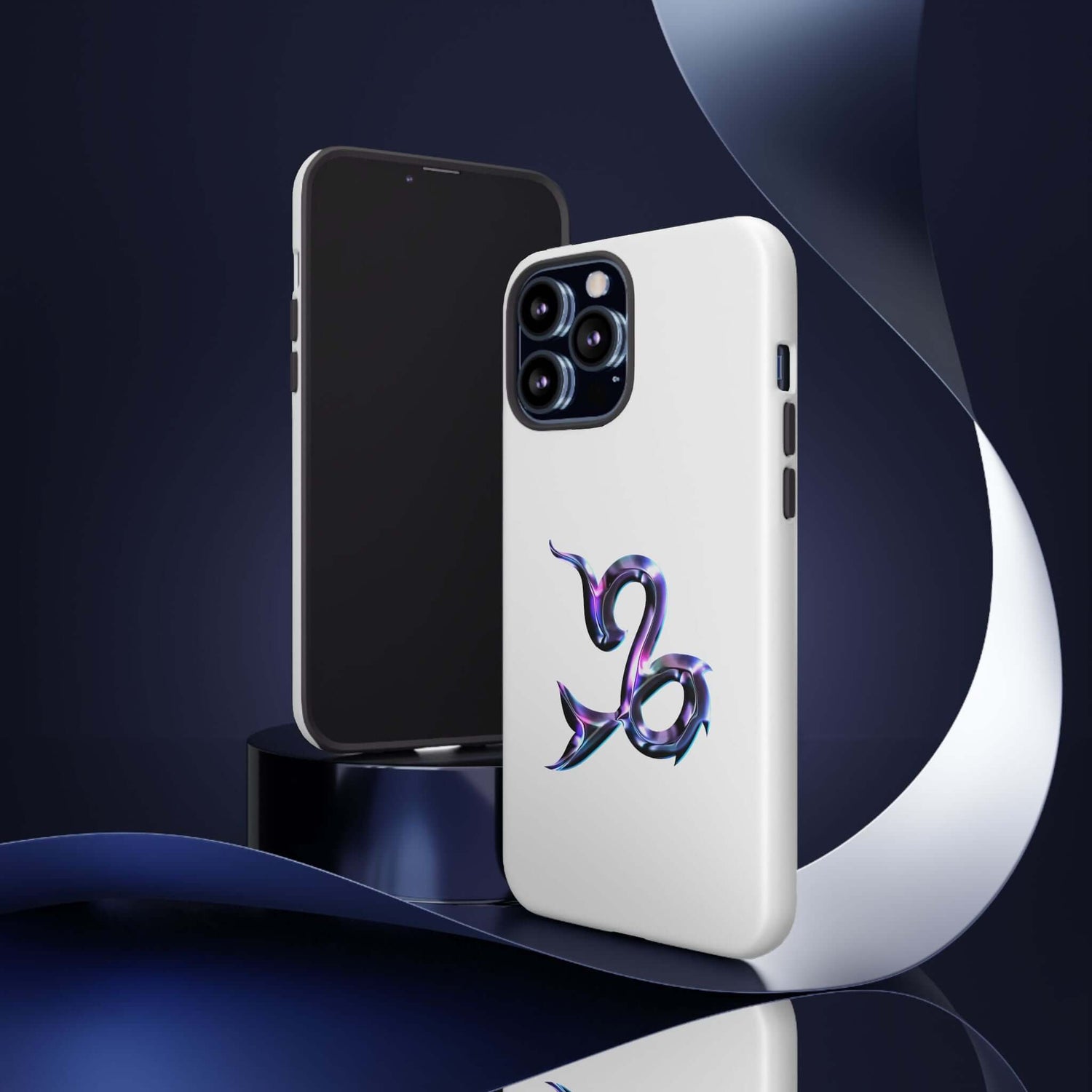 Personalized zodiac phone case featuring a vibrant Capricorn design, perfect for astrology lovers.