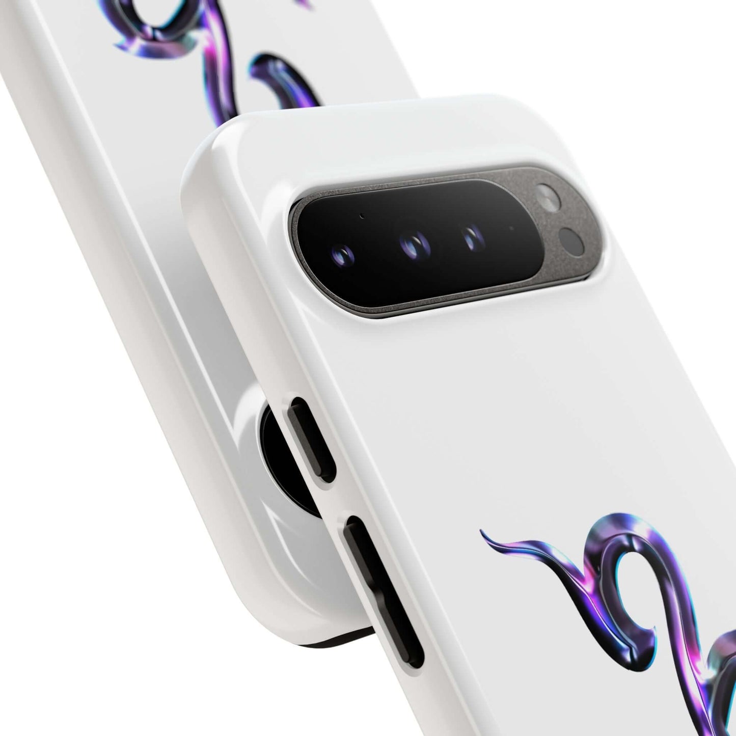 Stylish Personalized Zodiac phone case with vibrant snake design, perfect for astrology lovers.