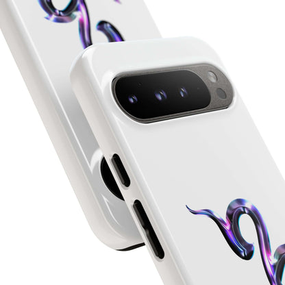 Stylish Personalized Zodiac phone case with vibrant snake design, perfect for astrology lovers.
