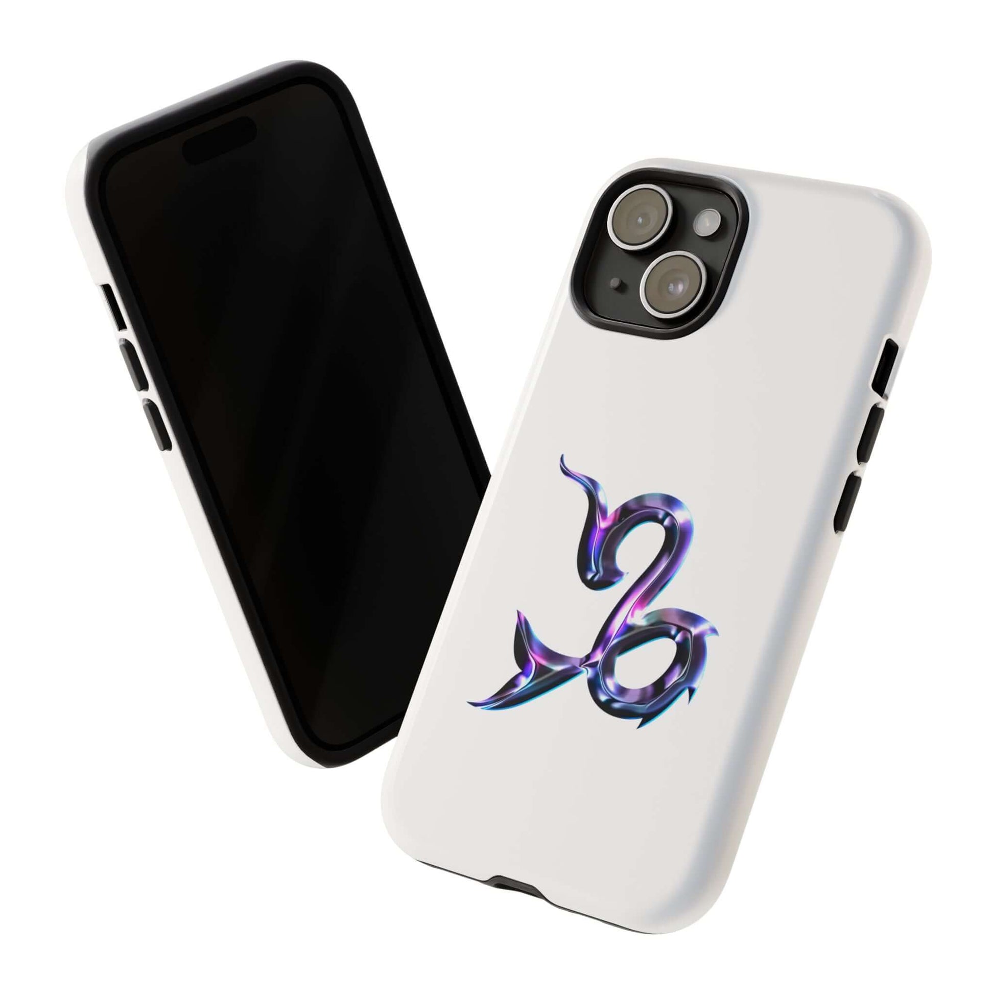 Stylish Capricorn zodiac phone case with vibrant design, perfect for astrology lovers and personal expression.