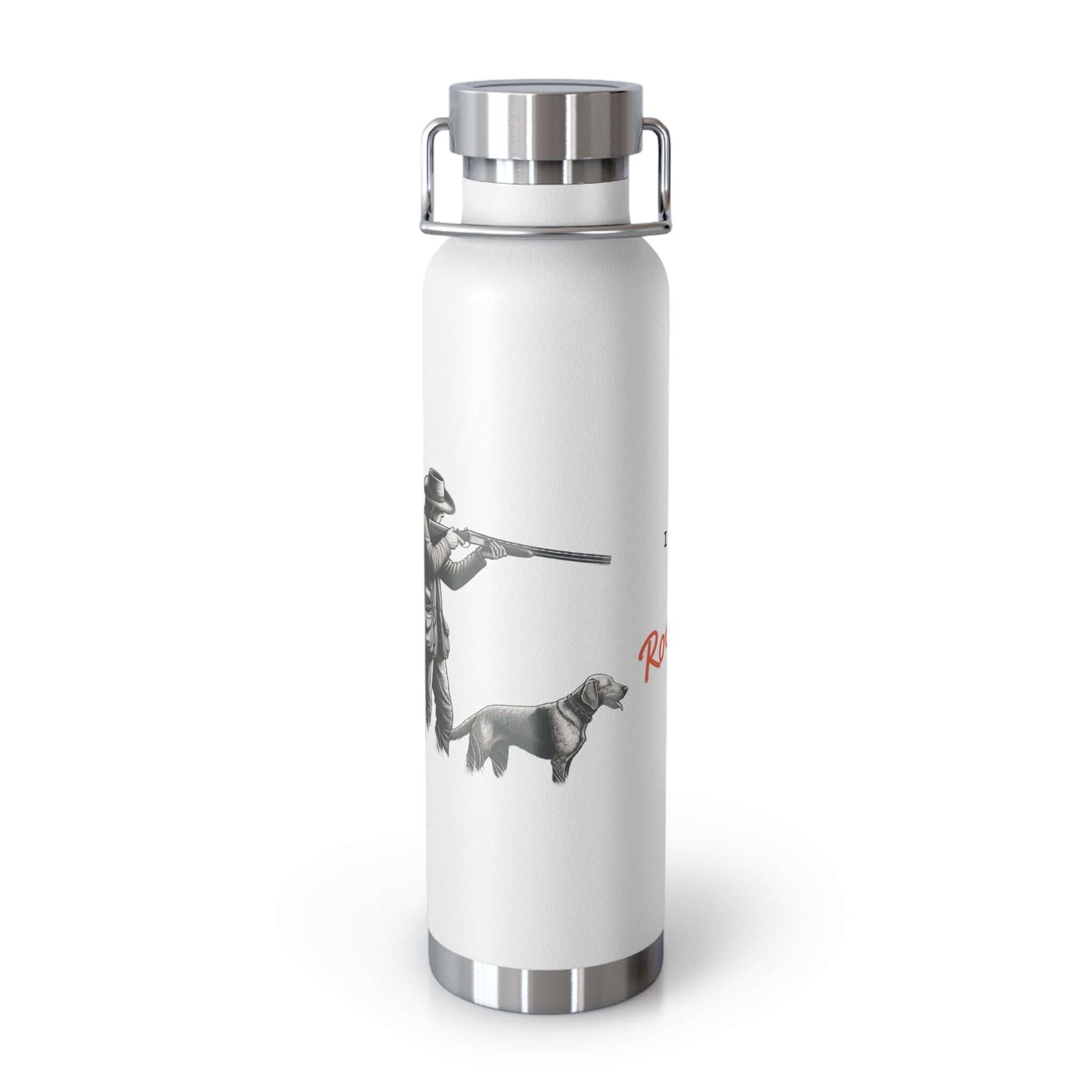 Hunter and Dog Covey Chasing Bottle – Rugged & Personalized