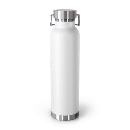 Personalized copper vacuum insulated bottle for outdoor adventures and hydration.