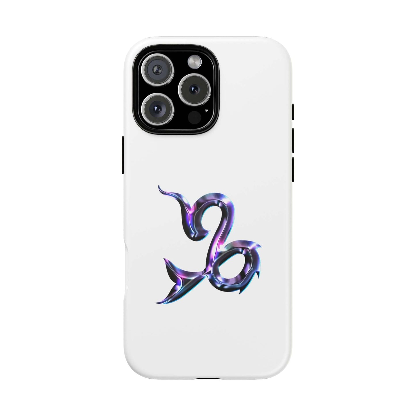 Personalized zodiac phone case featuring a vibrant Capricorn symbol, perfect for astrology lovers.