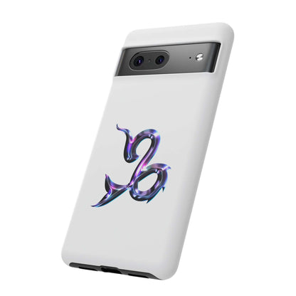 Personalized Zodiac phone case featuring a vibrant Capricorn design for astrology lovers.