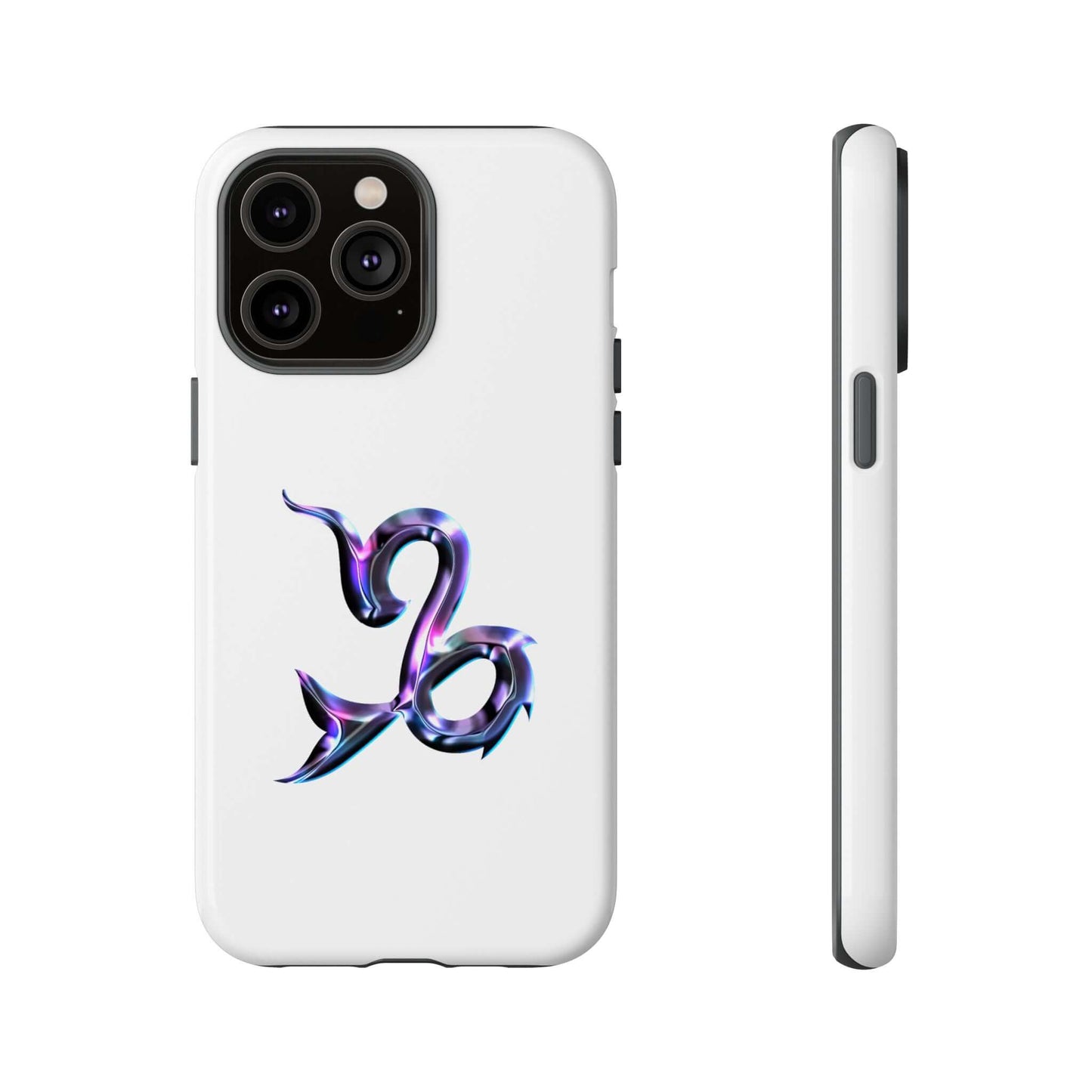 Personalized Zodiac phone case featuring a colorful Capricorn design, perfect for astrology lovers.