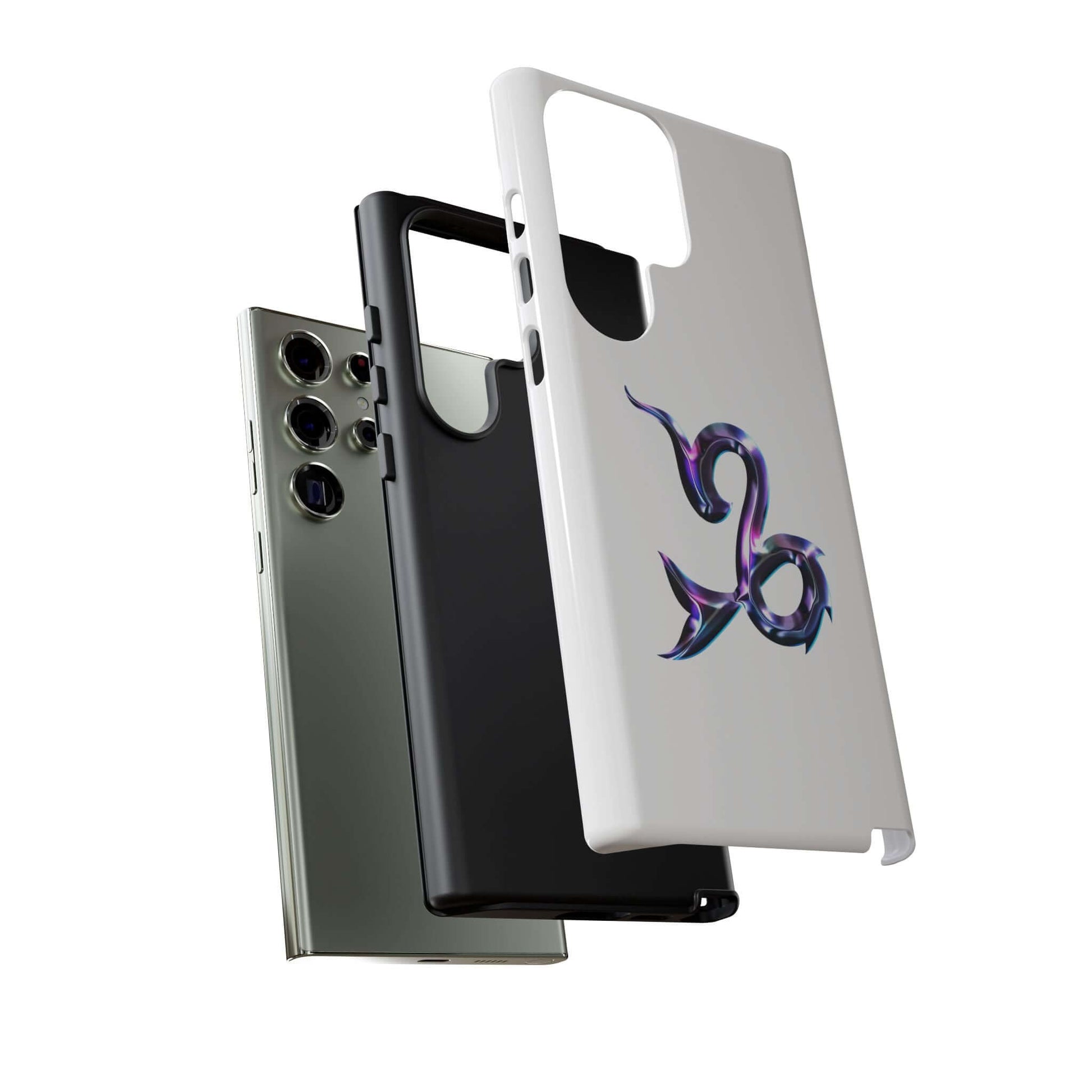 Personalized Zodiac phone cases displaying multi-color designs, perfect for astrology lovers and stylish protection.