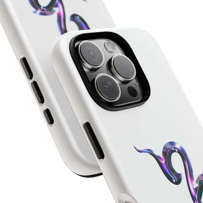 Personalized Zodiac phone case featuring a vibrant snake design, showcasing astrological flair and protection for your device.