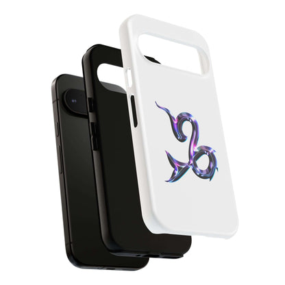 Stylish personalized zodiac phone cases featuring vibrant multi-color zodiac designs on black and white backgrounds.