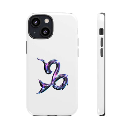 Personalized Zodiac phone case featuring a vibrant Capricorn design for astrology lovers.