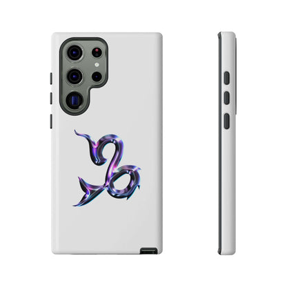 Personalized Zodiac phone case with vibrant Capricorn design, showcasing cosmic style and device protection.