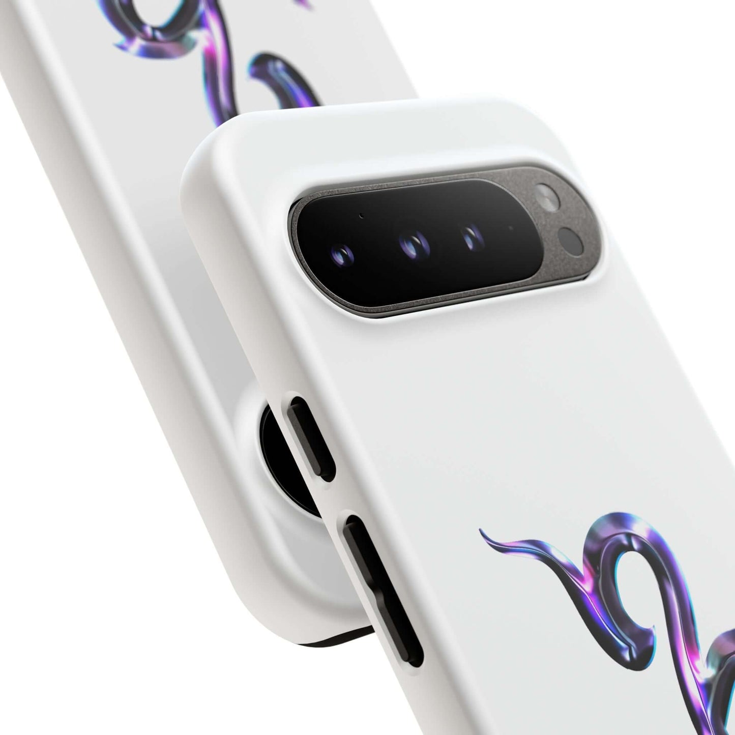 Personalized Zodiac phone case featuring a vibrant snake design for a stylish and protective accessory.