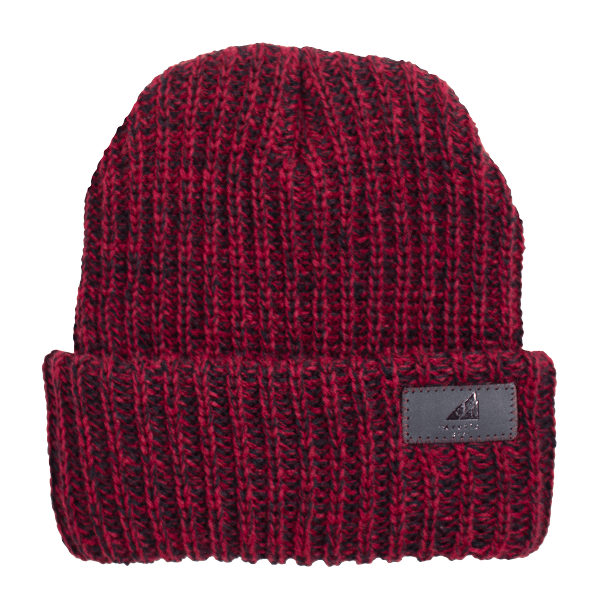 Child Acrylic Ribbed Cuff Hat – Soft, Stretchy & Purposeful in red knit with ribbed design.