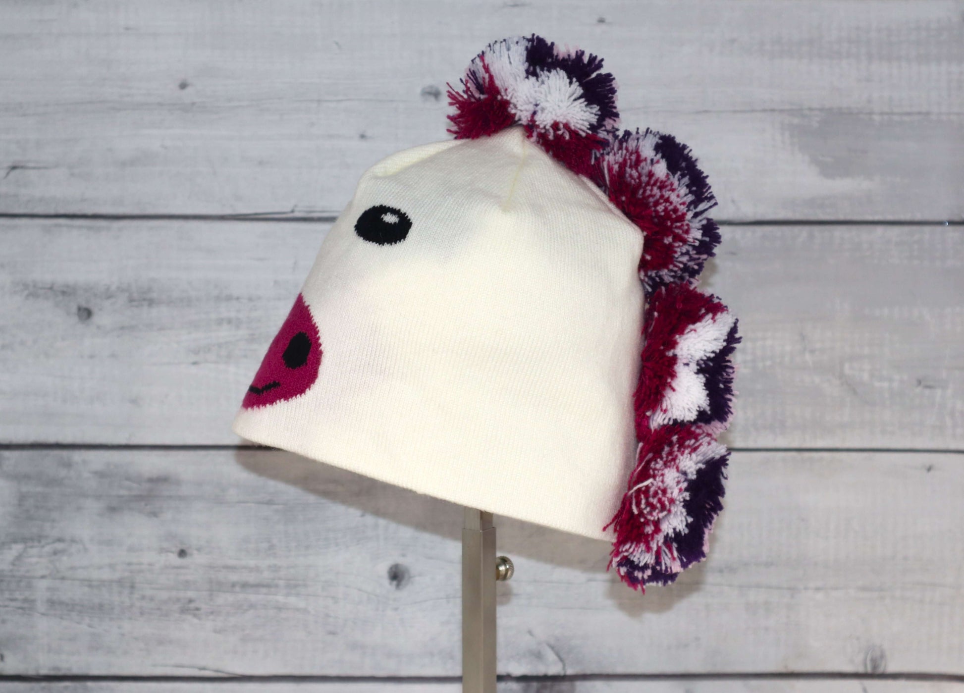 Child Specialty Hat (Ages 3–5) – Playful Warmth with Purpose, featuring a fun, colorful unicorn design.