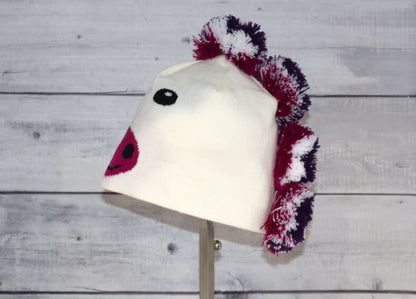 Child Specialty Hat (Ages 3–5) – Playful Warmth with Purpose, featuring a fun, colorful unicorn design.