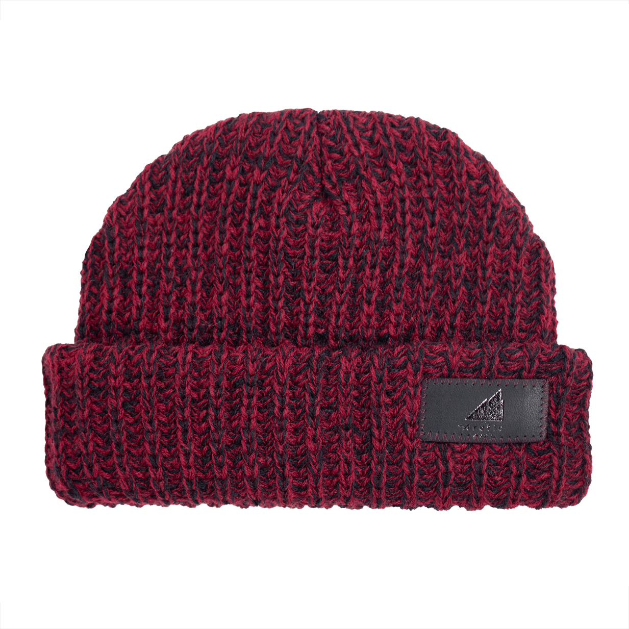 Infant Acrylic Ribbed Cuff Hat – Soft, Stretchy & Purposeful in a cozy red color, perfect for chilly weather.