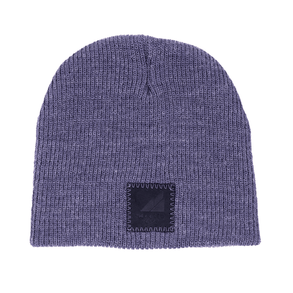 Toddler Acrylic Wool Beanie – Soft, Stretchy & Winter-Ready in purple, perfect for cold weather adventures.