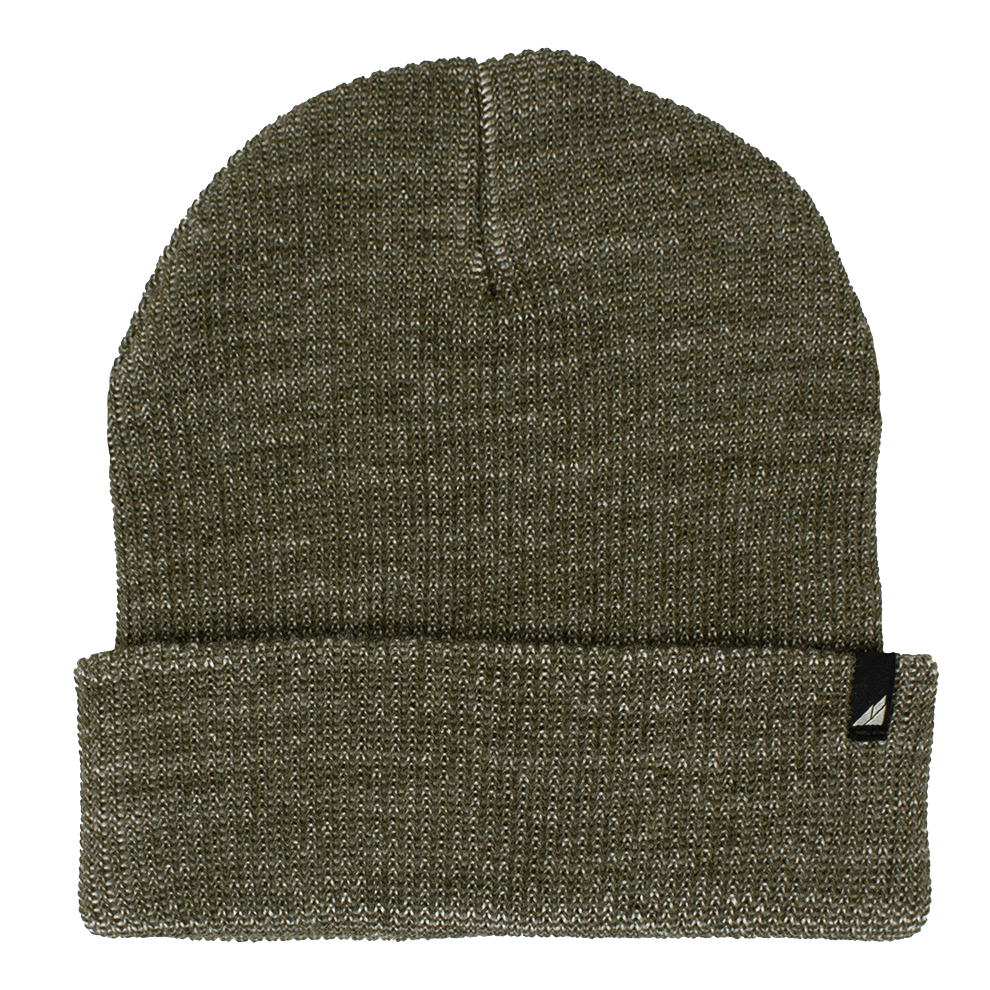 Adult Acrylic Cuff Hat – Soft Knit Beanie in olive green, made for comfort and warmth.