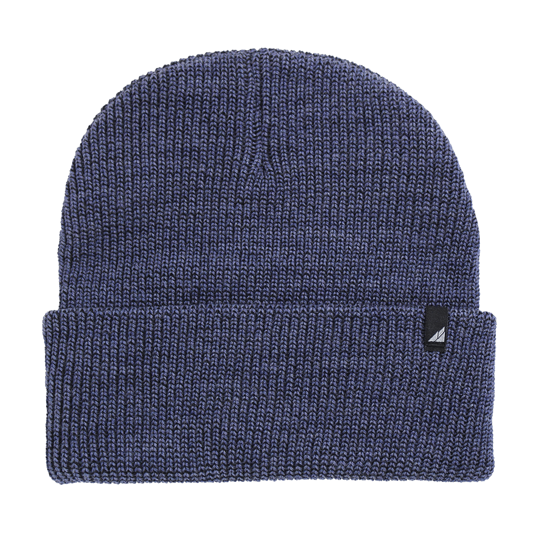 Adult Acrylic Cuff Hat – Soft Knit Beanie in a cozy blue color, perfect for warmth and comfort during cold weather.