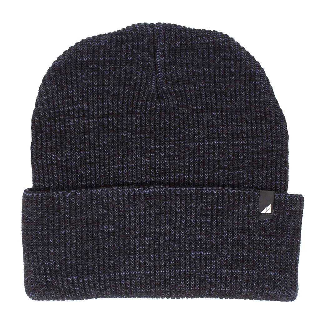Adult Acrylic Cuff Hat – Soft Knit Beanie in dark blue knit, perfect for warmth and comfort during winter outings.