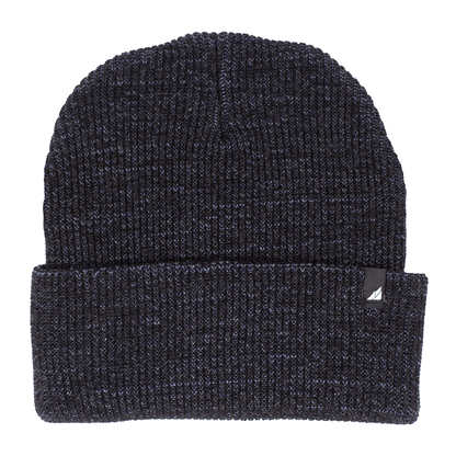 Adult Acrylic Cuff Hat – Soft Knit Beanie in dark blue knit, perfect for warmth and comfort during winter outings.