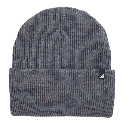 Adult Acrylic Cuff Hat – Soft Knit Beanie in gray, showcasing a soft knit texture and cuffed design for warmth.