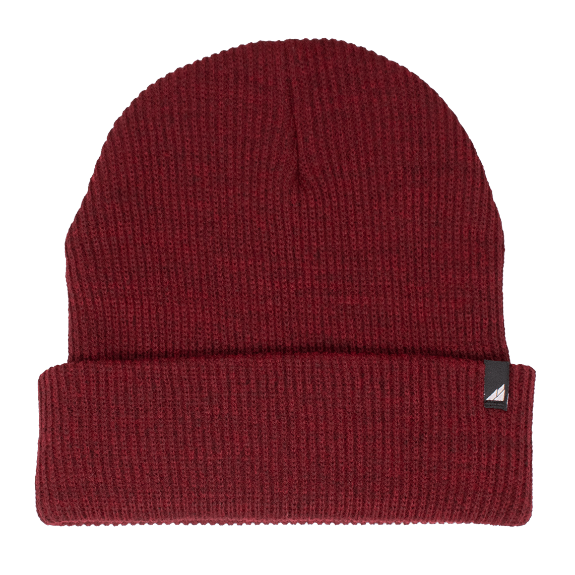 Adult Acrylic Cuff Hat – Soft Knit Beanie in maroon, soft and stretchy, perfect for warmth and comfort.