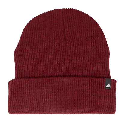 Adult Acrylic Cuff Hat – Soft Knit Beanie in maroon, soft and stretchy, perfect for warmth and comfort.