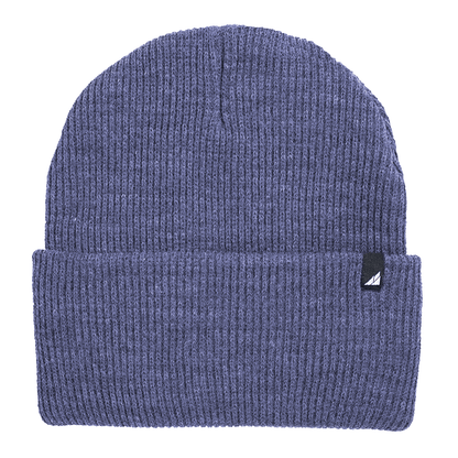 Adult Acrylic Cuff Hat – Soft Knit Beanie in soft purple ribbed knit design.