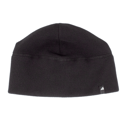 Adult Fleece Cap – Warm Stretch Beanie in black, soft fleece for warmth and comfort during cold weather.