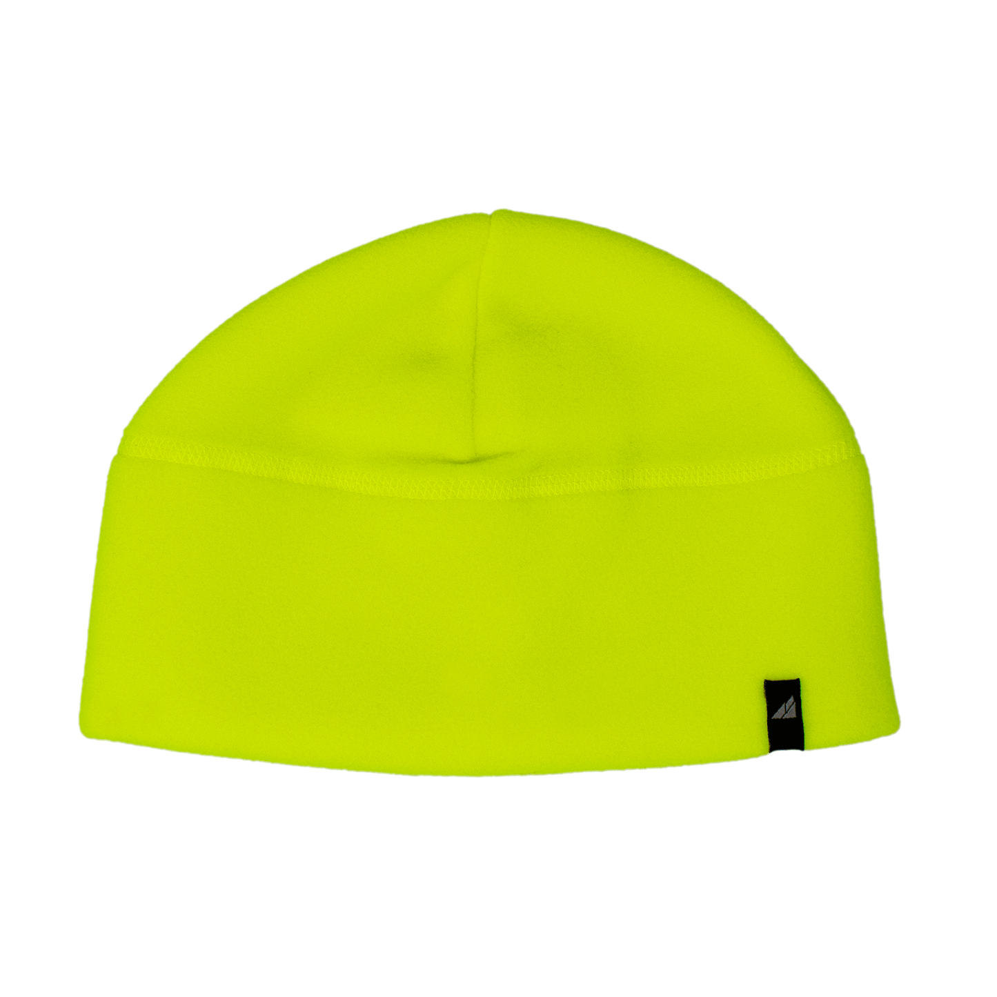 Adult Fleece Cap – Warm Stretch Beanie in bright yellow color, perfect for warmth and comfort in cold weather.