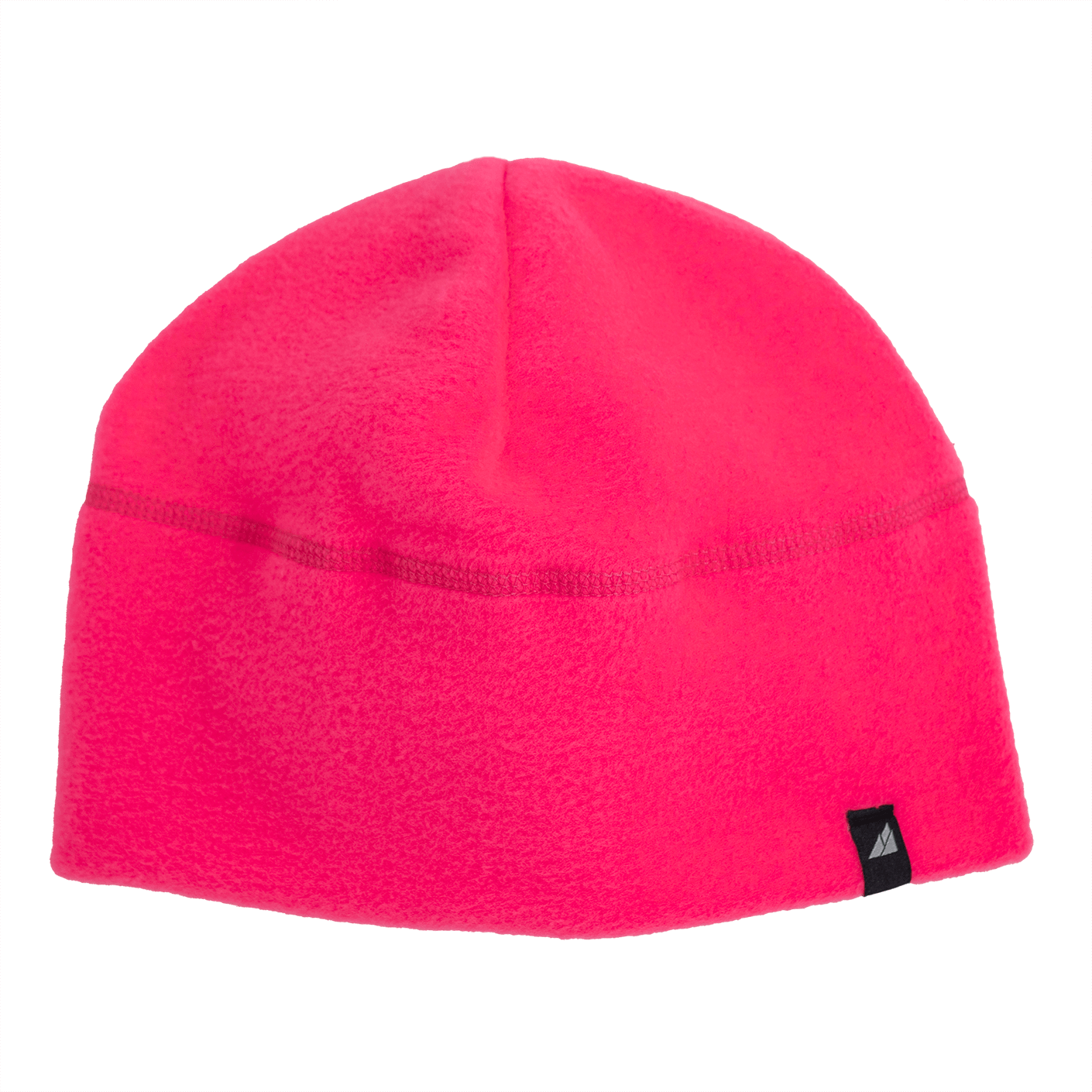Adult Fleece Cap – Warm Stretch Beanie in vibrant pink color, perfect for winter warmth and comfort.